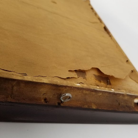 German Religious Jesus Christ Do No Be Afraid Floral Needle Point Framed Decor - Picture 9 of 13